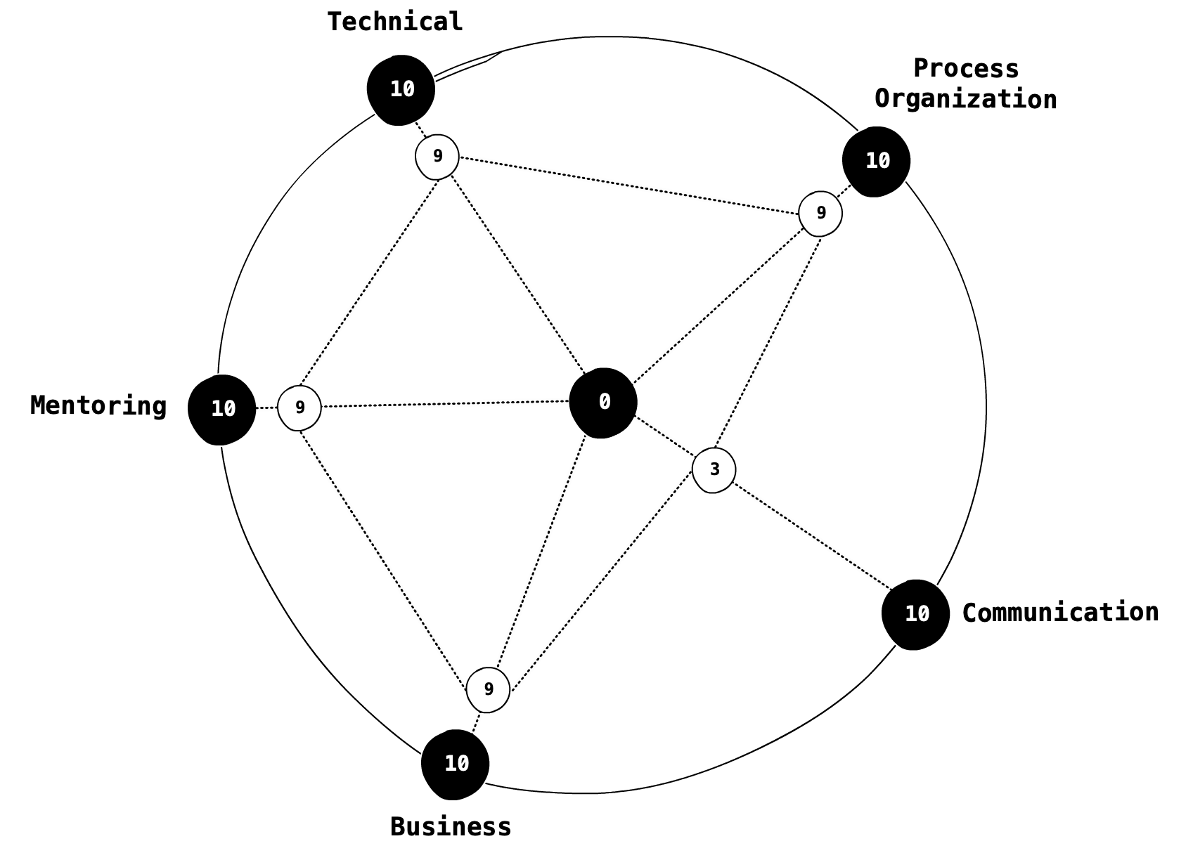 The Balance Wheel (Technical, Mentoring, Process and Business)